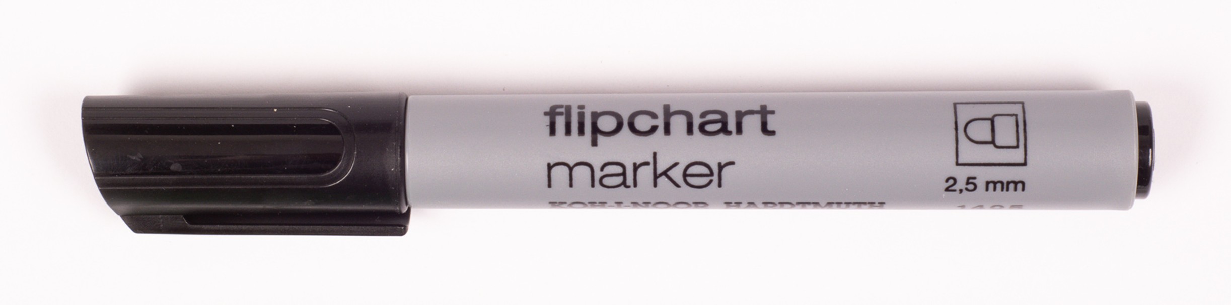 Flipchart- Marker  - Schwarz -  mit einer  2,5 mm Rundspitze