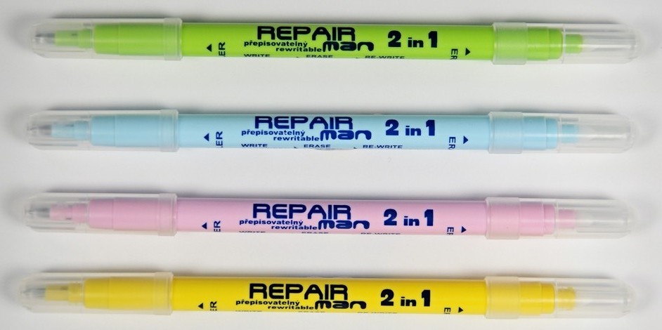 Tintenroller &quot; REPAIR - Roller + Corrector /  0,3 mm  Strichst&#228;rke