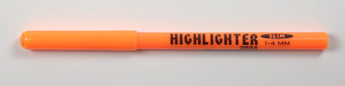 Textmarker -  Keilspitze &quot; NEON Orange &quot;  Strichst&#228;rke  1 - 4  mm
