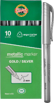 Silber Marker Metallic- Marker 2,0 mm wasserfest