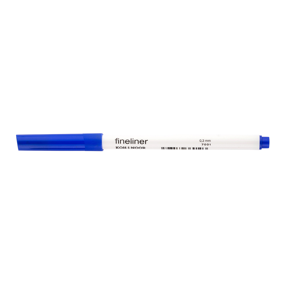 Fineliner  &quot; Blau &quot;   Kunststoff- Rundspitze /  0,3 mm Strichst&#228;rke