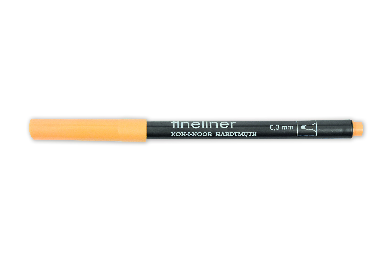 Fineliner - Feinschreiber ,  Rundspitze - 0,3 mm Strichst&#228;rke  / 03 - Llight Orange