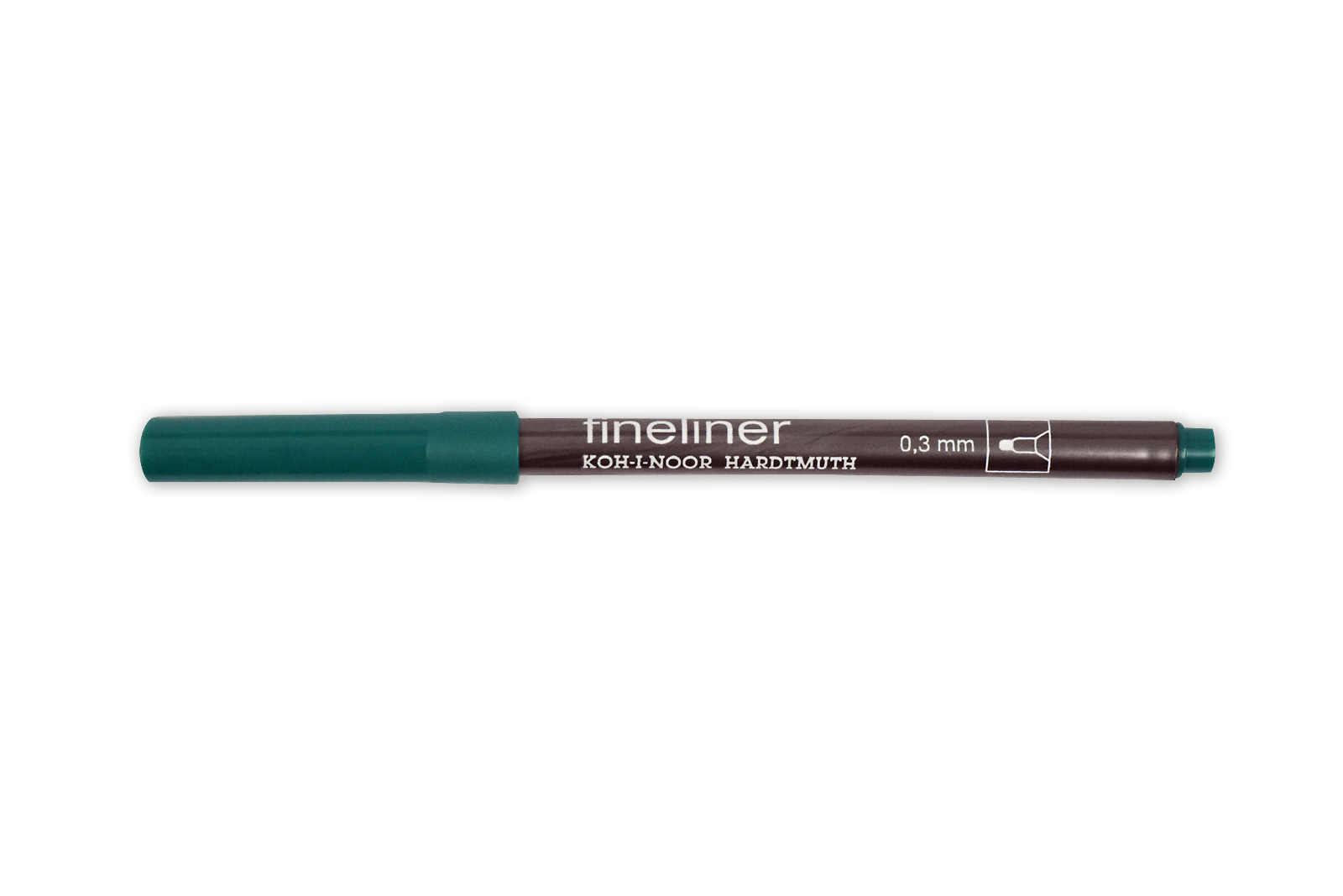 Fineliner - Feinschreiber ,  Rundspitze - 0,3 mm Strichst&#228;rke  / 05 - Cobalt Green