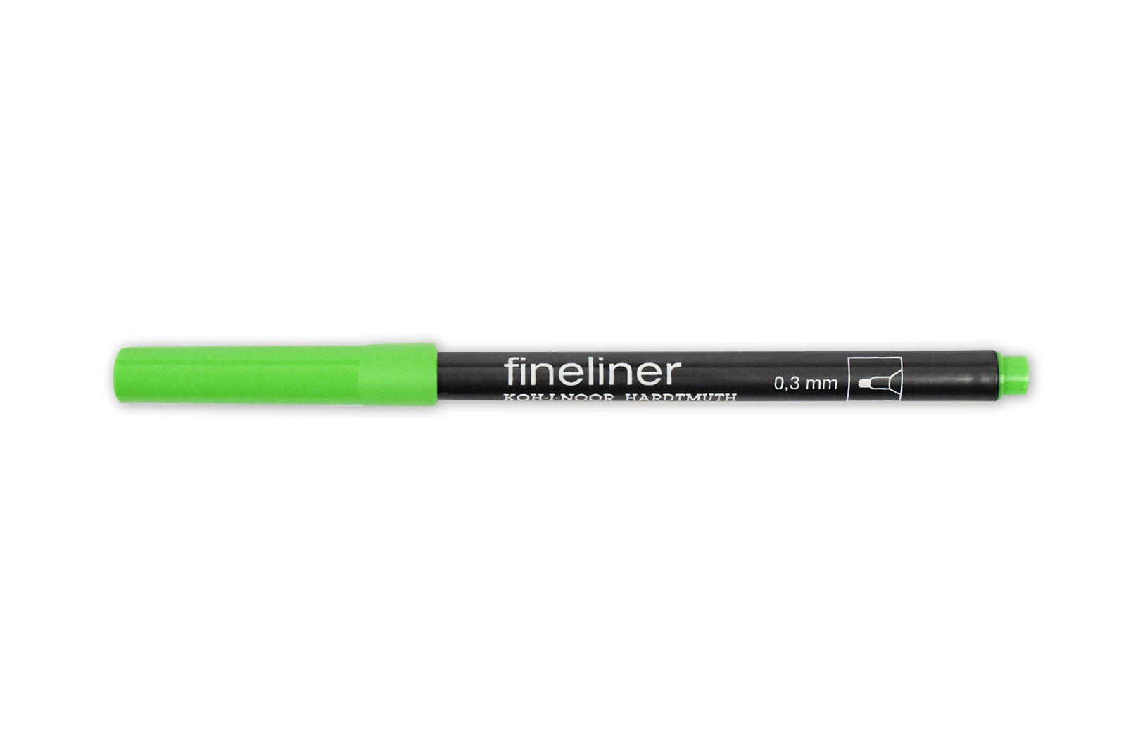 Fineliner - Feinschreiber ,  Rundspitze - 0,3 mm Strichst&#228;rke  / 06 - Light Green