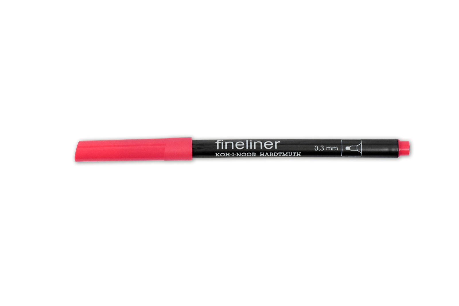 Fineliner - Feinschreiber ,  Rundspitze - 0,3 mm Strichst&#228;rke  / 10 - Pink