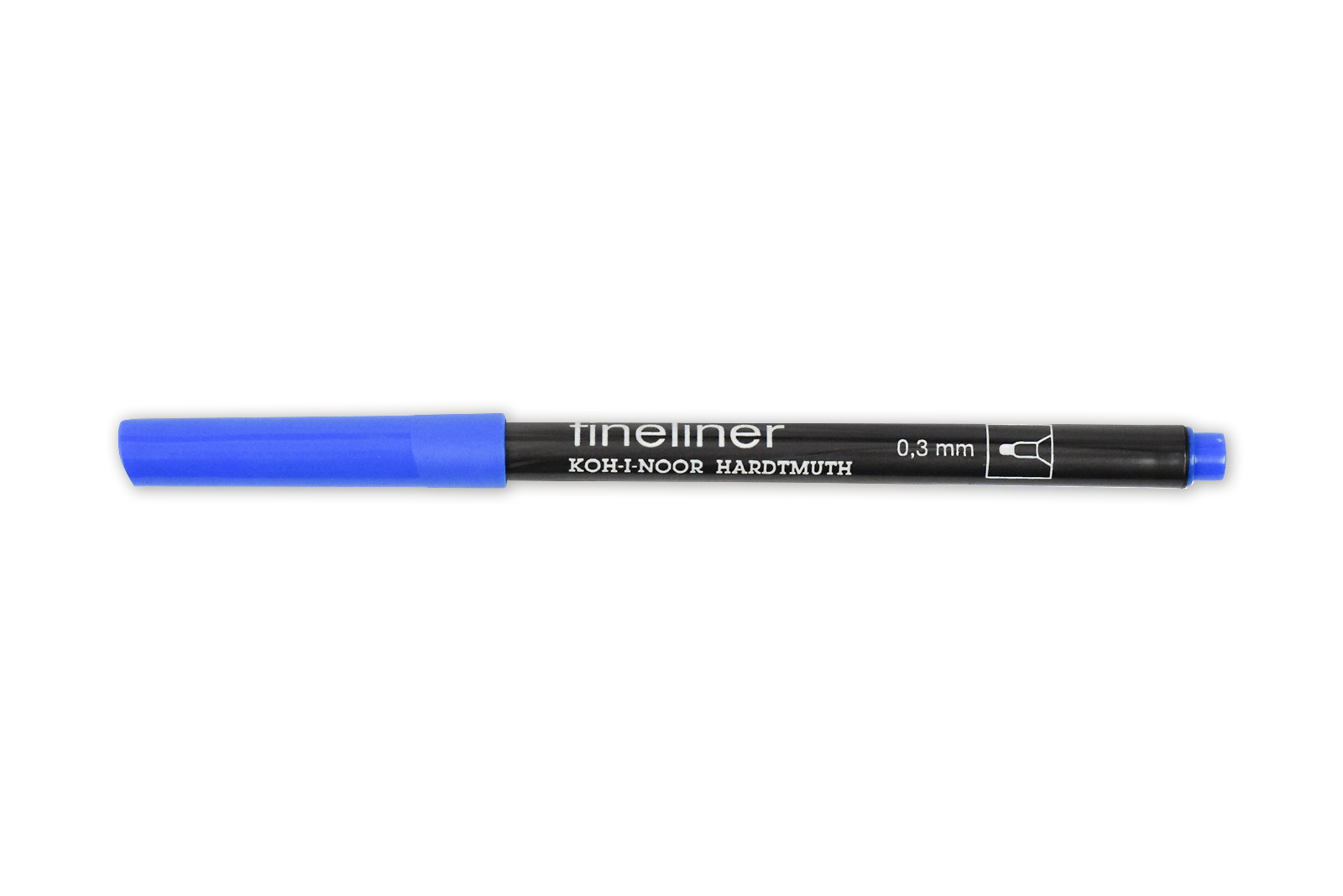 Fineliner - Feinschreiber ,  Rundspitze - 0,3 mm Strichst&#228;rke  / 14 - Royal Blue