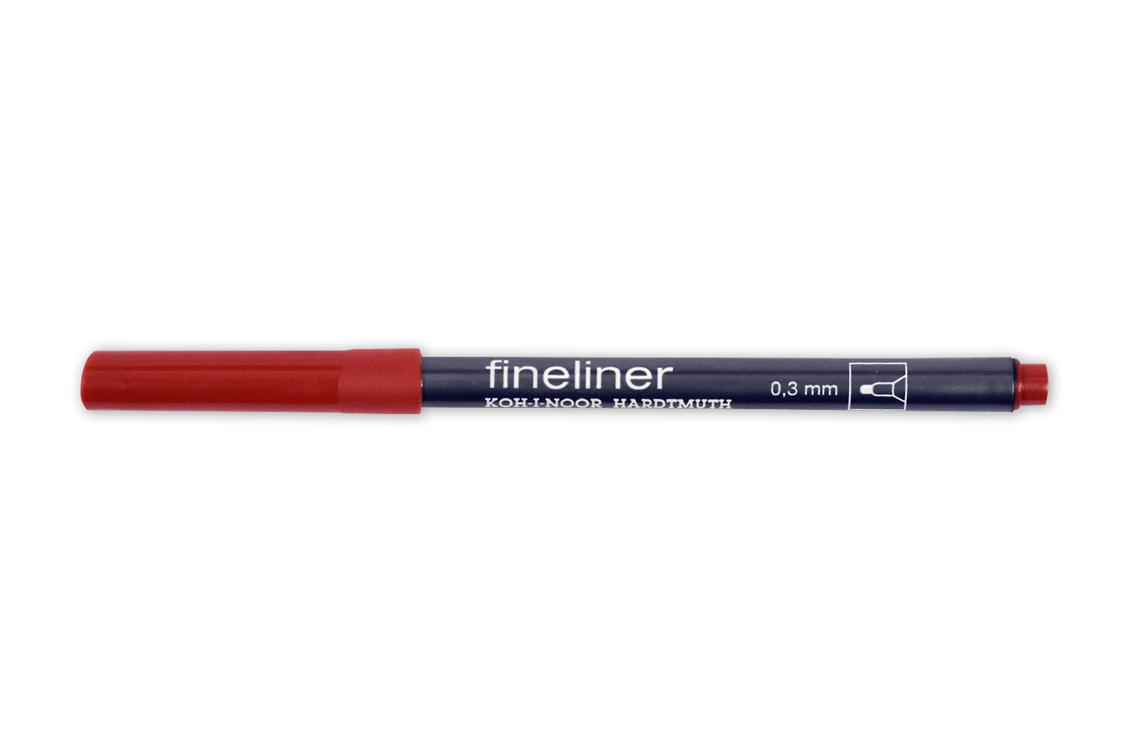 Fineliner - Feinschreiber ,  Rundspitze - 0,3 mm Strichst&#228;rke  / 17 - Orange Brown