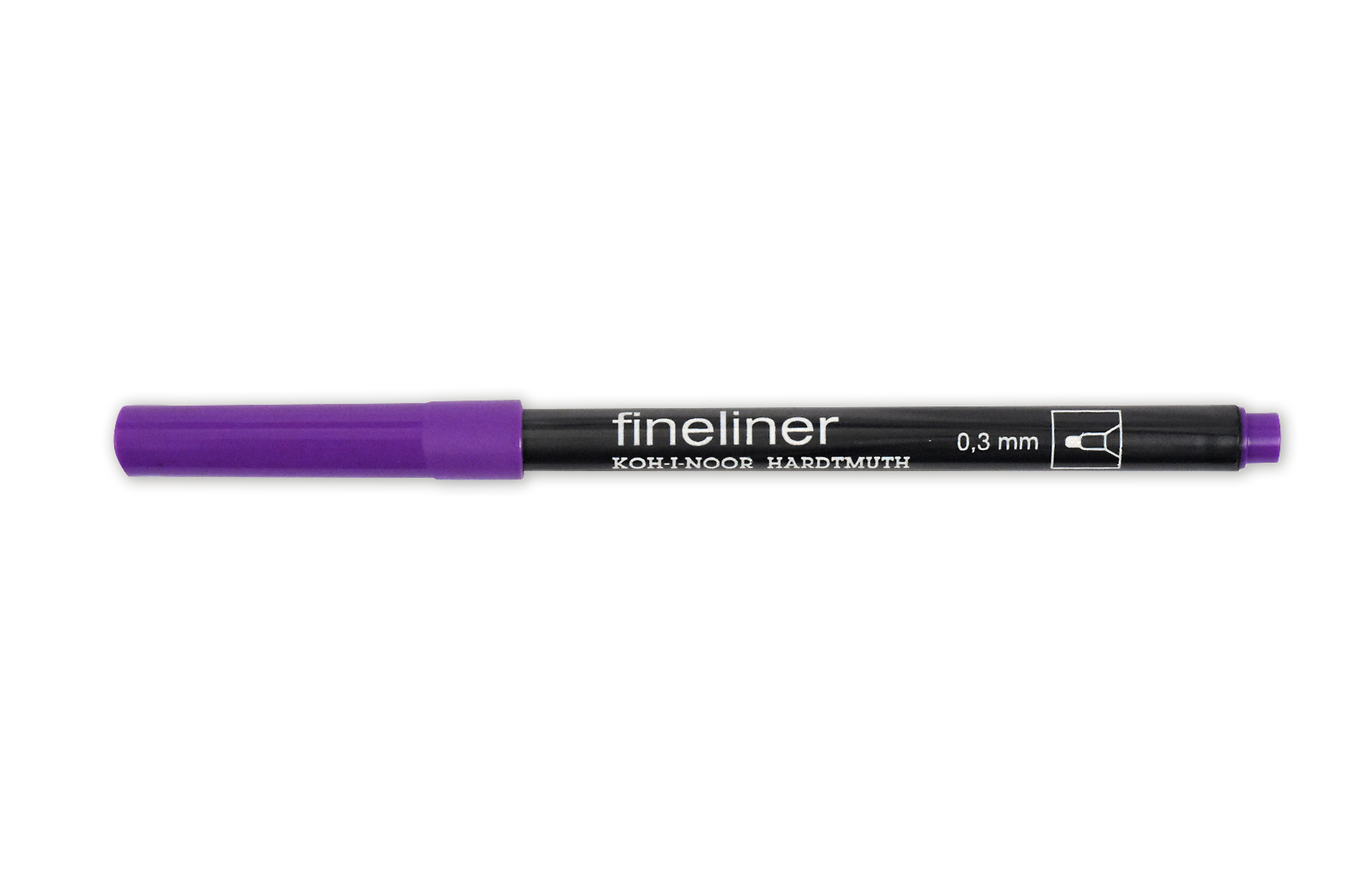 Fineliner - Feinschreiber ,  Rundspitze - 0,3 mm Strichst&#228;rke  / 22 - Violet