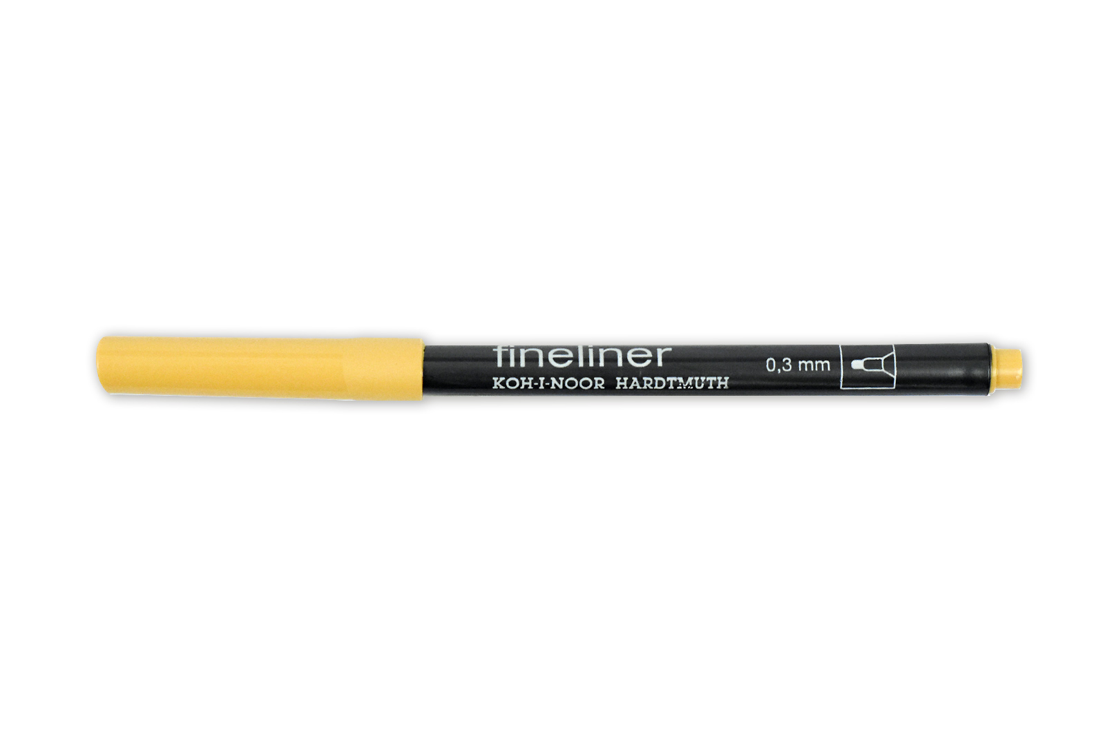 Fineliner - Feinschreiber ,  Rundspitze - 0,3 mm Strichst&#228;rke  / 25 - Ochre