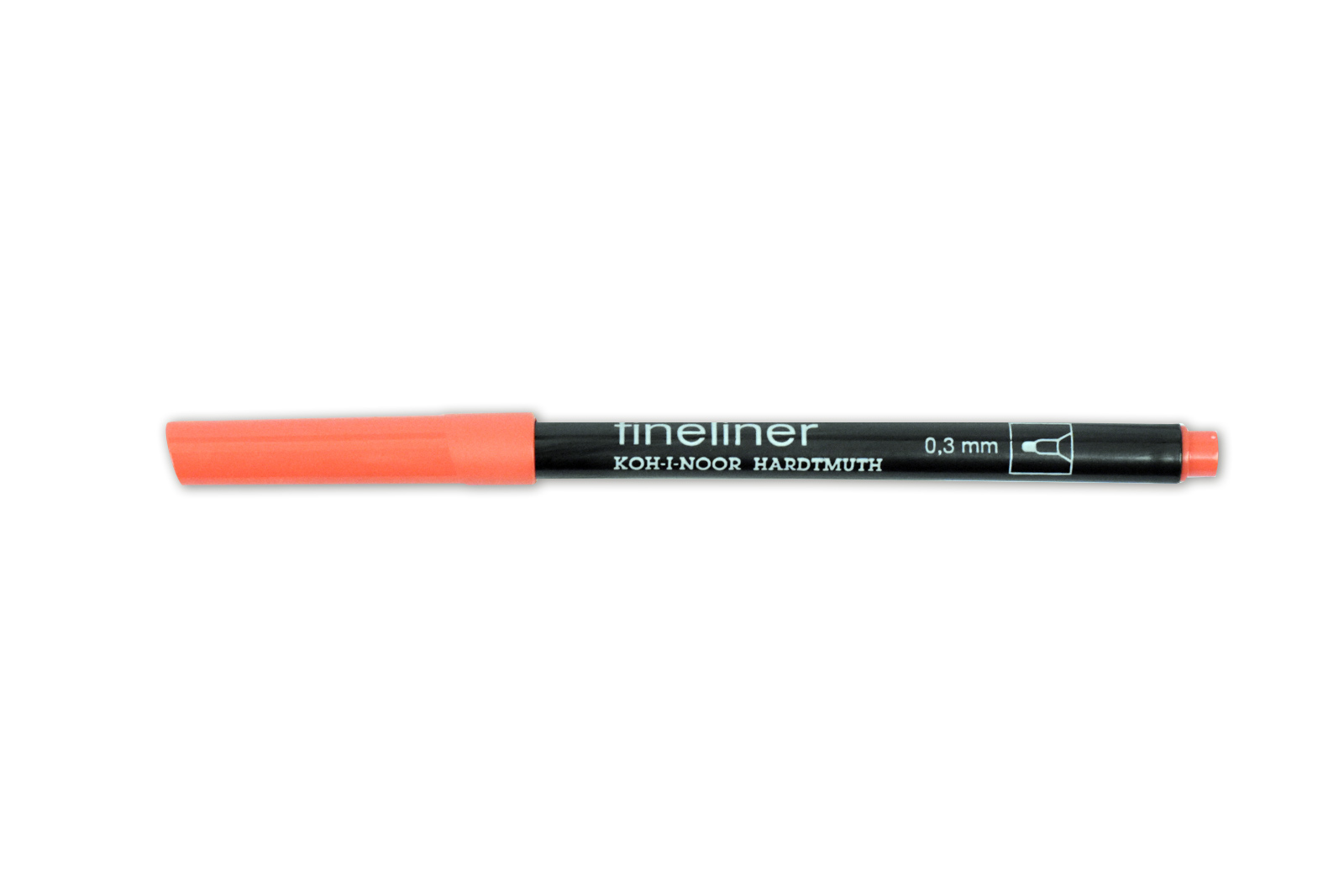 Fineliner - Feinschreiber ,  Rundspitze - 0,3 mm Strichst&#228;rke  / 26 - Light Red