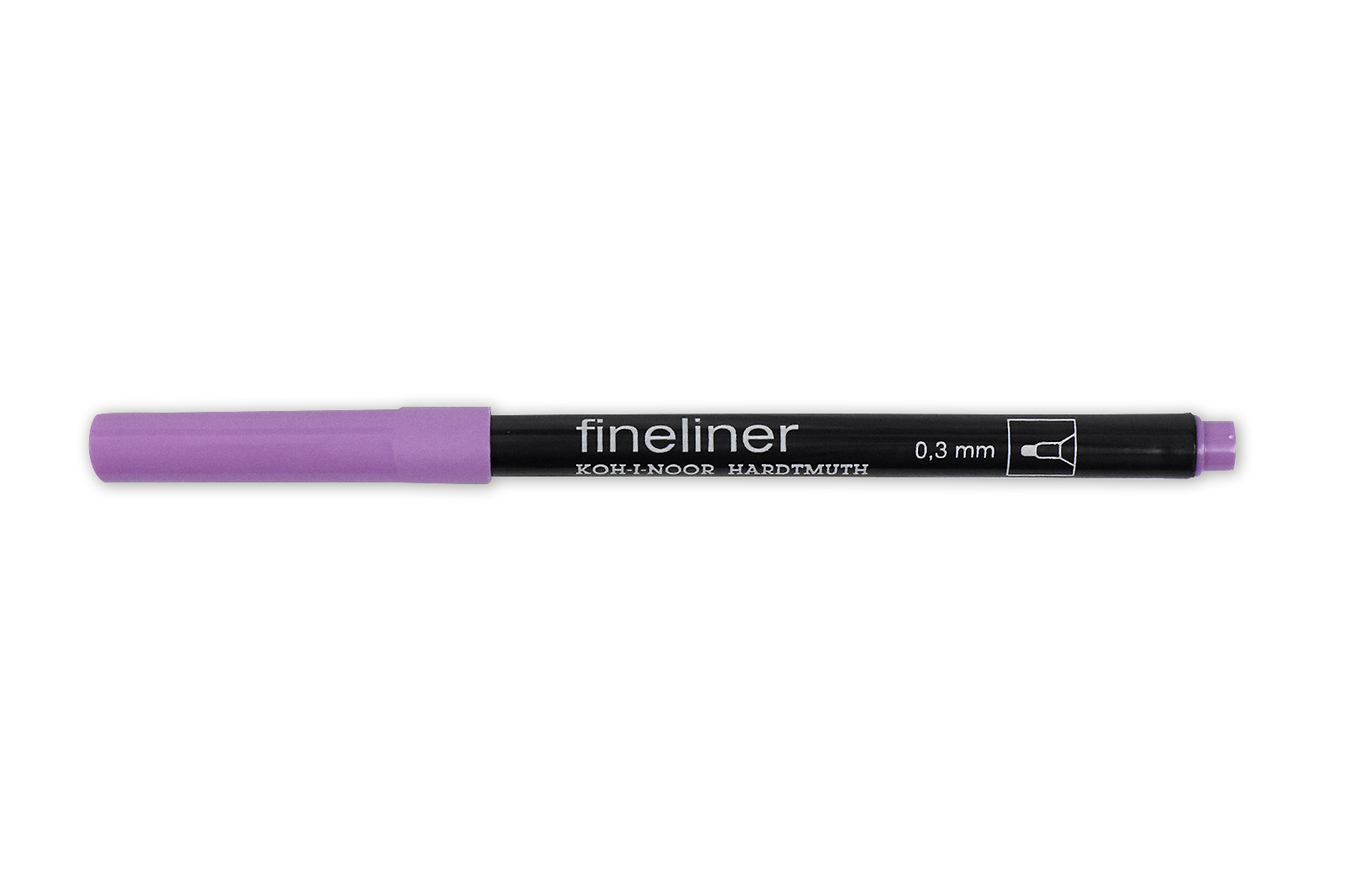 Fineliner - Feinschreiber ,  Rundspitze - 0,3 mm Strichst&#228;rke  / 27 - Light Violet