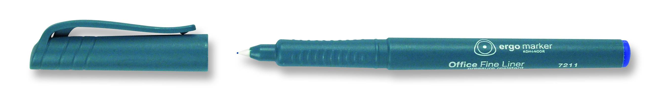Fineliner  &quot; Office  Liner - Blau &quot;   Kunststoff- Rundspitze /  0,5 mm Strichstaerke