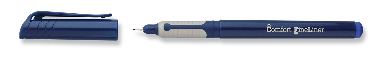 Fineliner  &quot; Comfort  Liner - Blau &quot;   Kunststoff- Rundspitze /  0,3 mm Strichstaerke