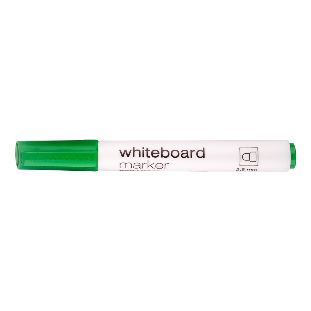 White-Boardmarker  -  Gruen / Keilspitze  1-5 mm