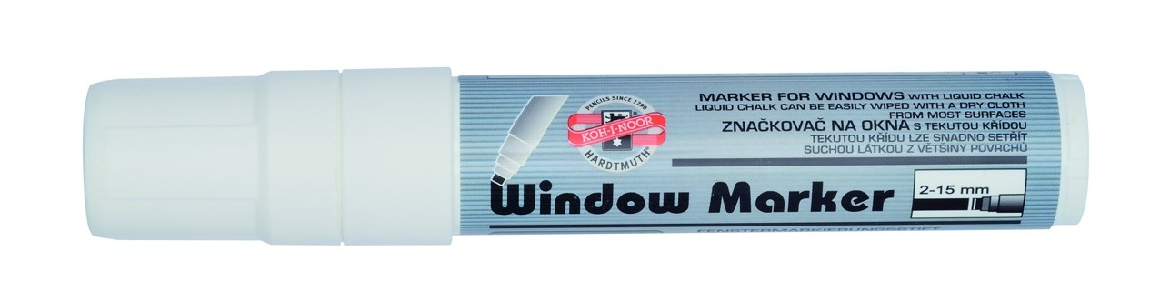 Deko- Marker Fluessigkreide / Wei&#225;  - Jumbo  2 - 15 mm