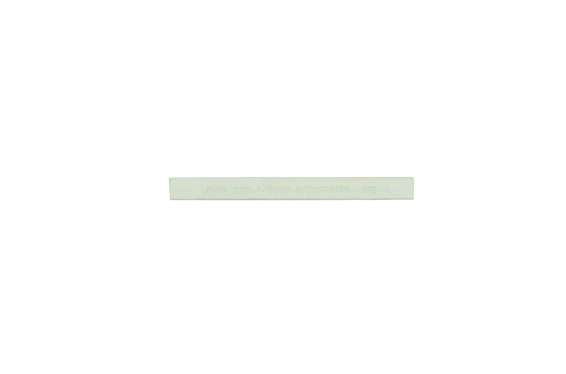 Pastellkreide  eckige Hartpastell 12 Stk  - 101 / Titanium White -