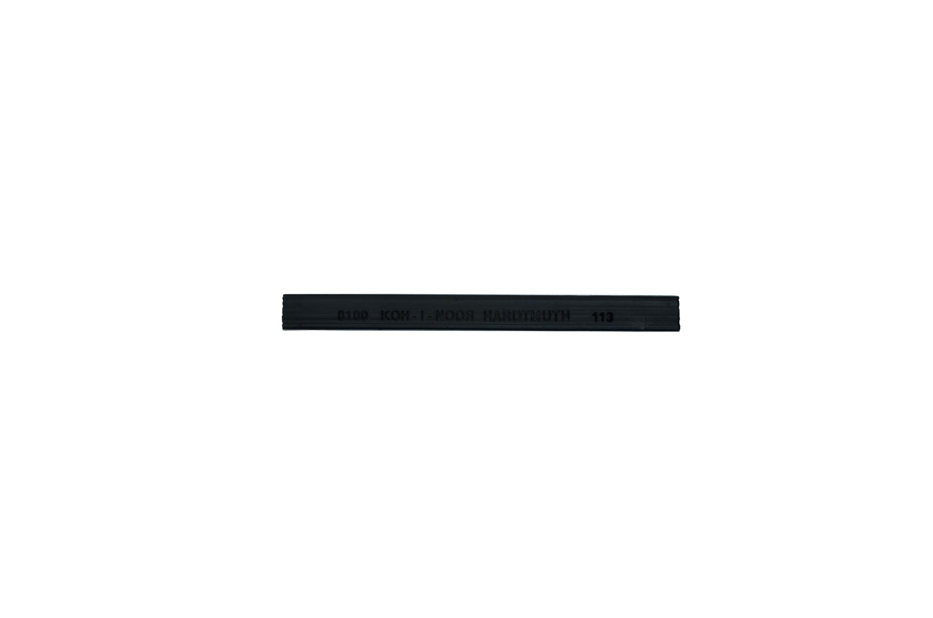 Pastellkreide eckige Hartpastell 12 Stk  - 113 / Ivory Black -