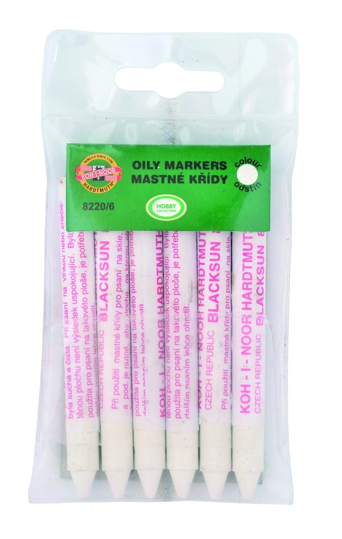 Kreide Universal- ™lkreide - 6 / White -  6er Pack
