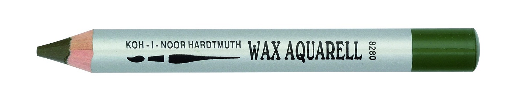 Aquarell- Wachsaquarell Farbstifte - Olive Green Dark -  4er Pack