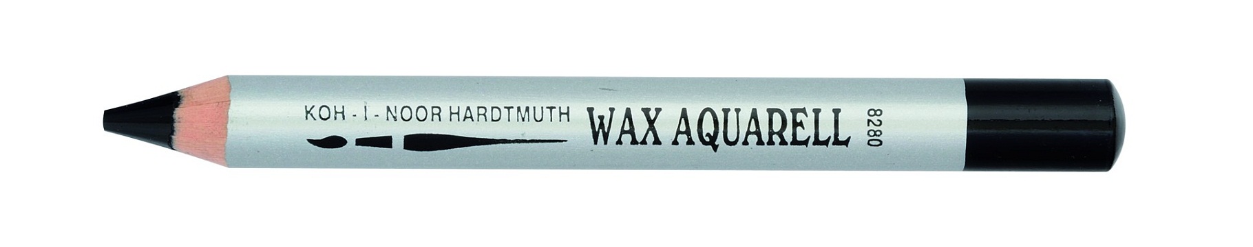 Aquarell- Wachsaquarell Farbstifte - Ivory Black  -  4er Pack