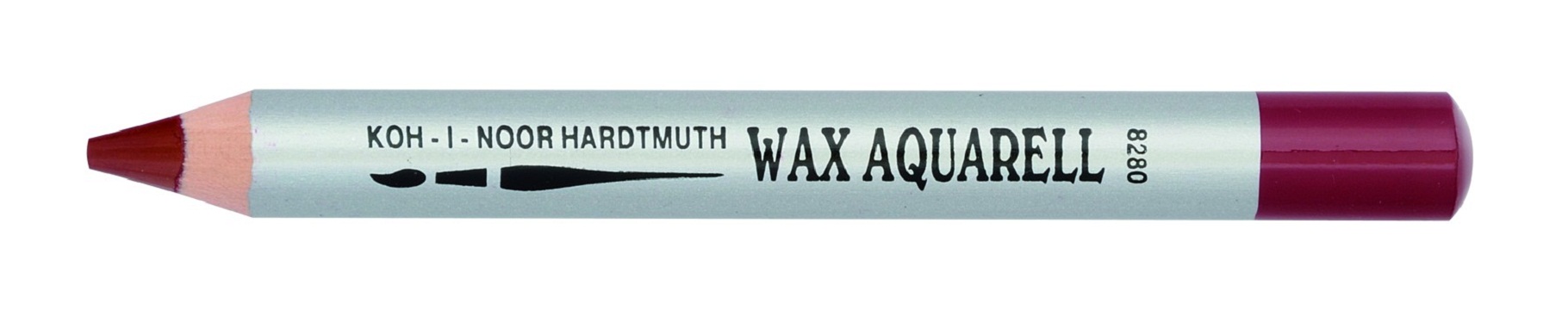 Aquarell- Wachsaquarell Farbstifte - Bordeaux Red -  4er Pack