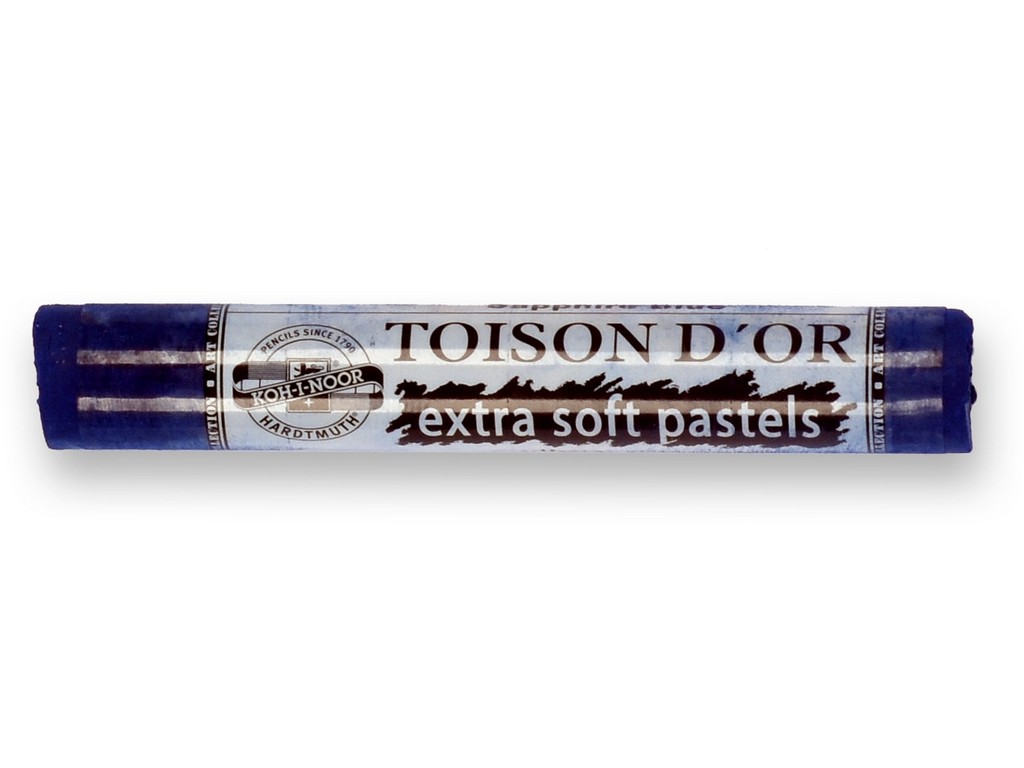 Pastellkreide-  runde extra weiche Softpastellkreide 12er Pack  - 140 /  Sapphire Blue -