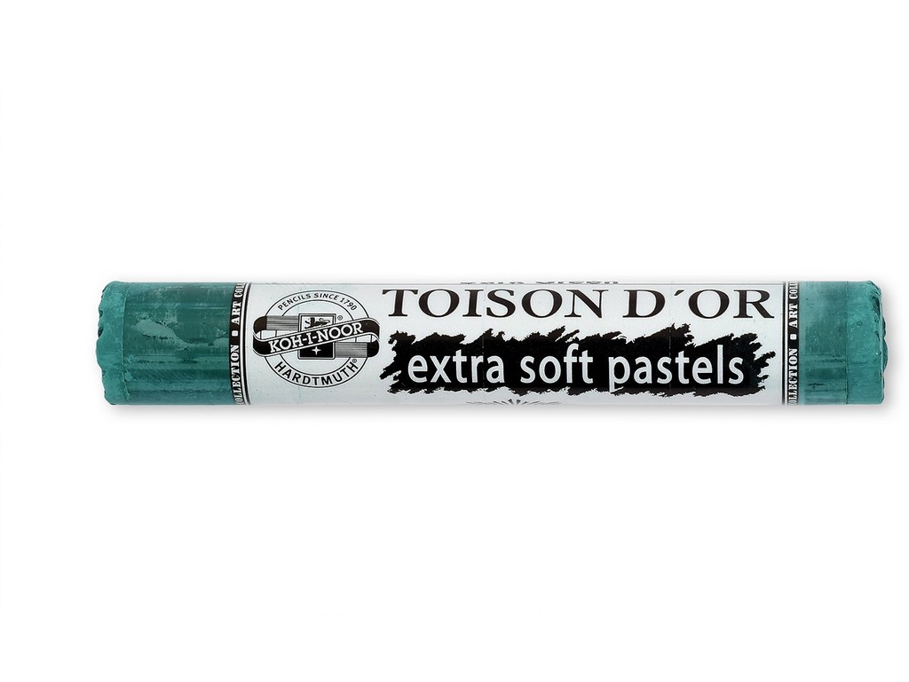 Pastellkreide-  runde extra weiche Softpastellkreide 12er Pack  - 155 / Dark Green -