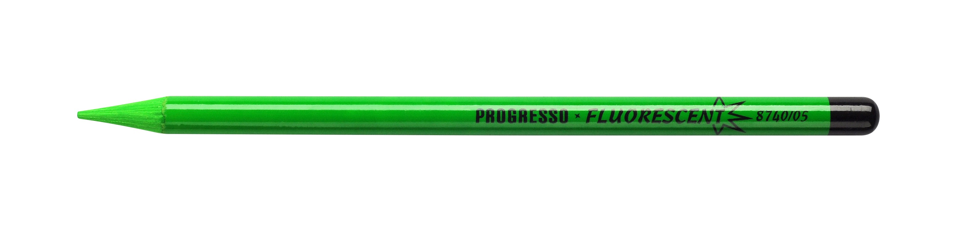 Progresso &quot; Fluorescent  &quot;  Schul- Vollminenfarbstifte - Gruen - , im 6er Pack
