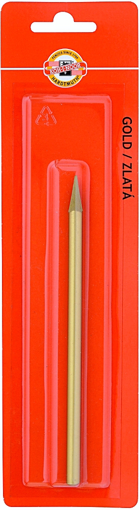 Progresso Schul- Vollminenfarbstift  im Blister - 40 / Gold -
