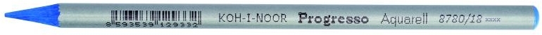 Progresso Aquarell- Vollminenfarbstifte 12 St&#252;ck  - 18 / Light Blue -