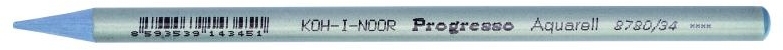 Progresso Aquarell- Vollminenfarbstifte 12 St&#252;ck  - 34 / Bluish Grey Light -