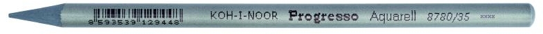 Progresso Aquarell- Vollminenfarbstifte 12 St&#252;ck  - 35 / Platine Grey -