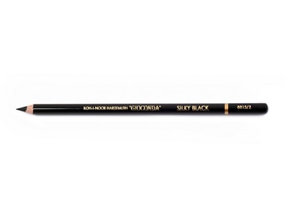 K&#252;nstlerfarbstifte  Silky Black - H&#228;rtegrad 2 / mittel - im 12er Pack