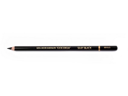 K&#252;nstlerfarbstifte  Silky Black - H&#228;rtegrad 3 / hart - im 12er Pack