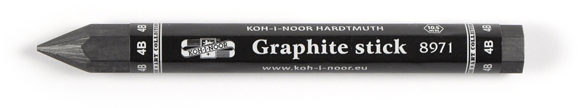 Graphitbl&#246;cke extra dicke Vollminenstifte - Gradation 4B - im 12er Pack