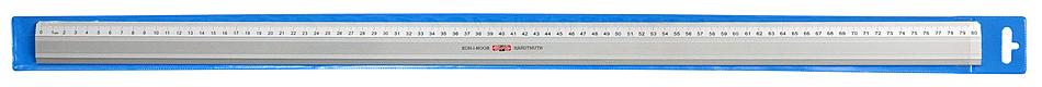 Lineal - Metall rutschfest - 80 cm -