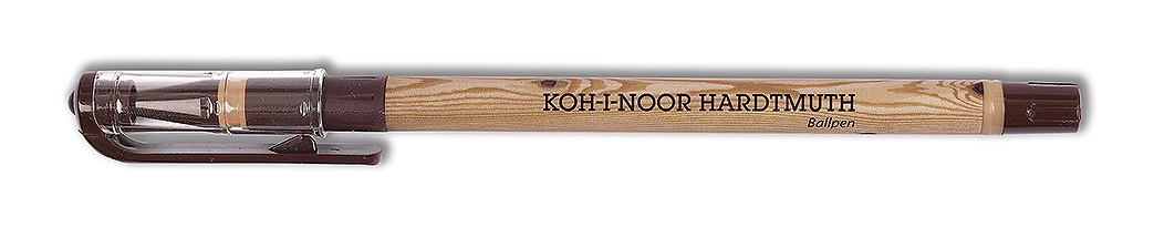 Kugelschreiber 0,7 mm Mine , Kunststoffkugelschreiber  im Holzdesign