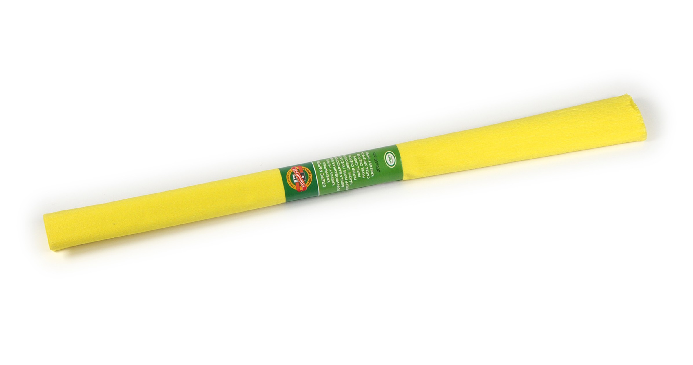 Krepp- Papier &quot;  Yellow Medium &quot;  50 cm x 200 cm