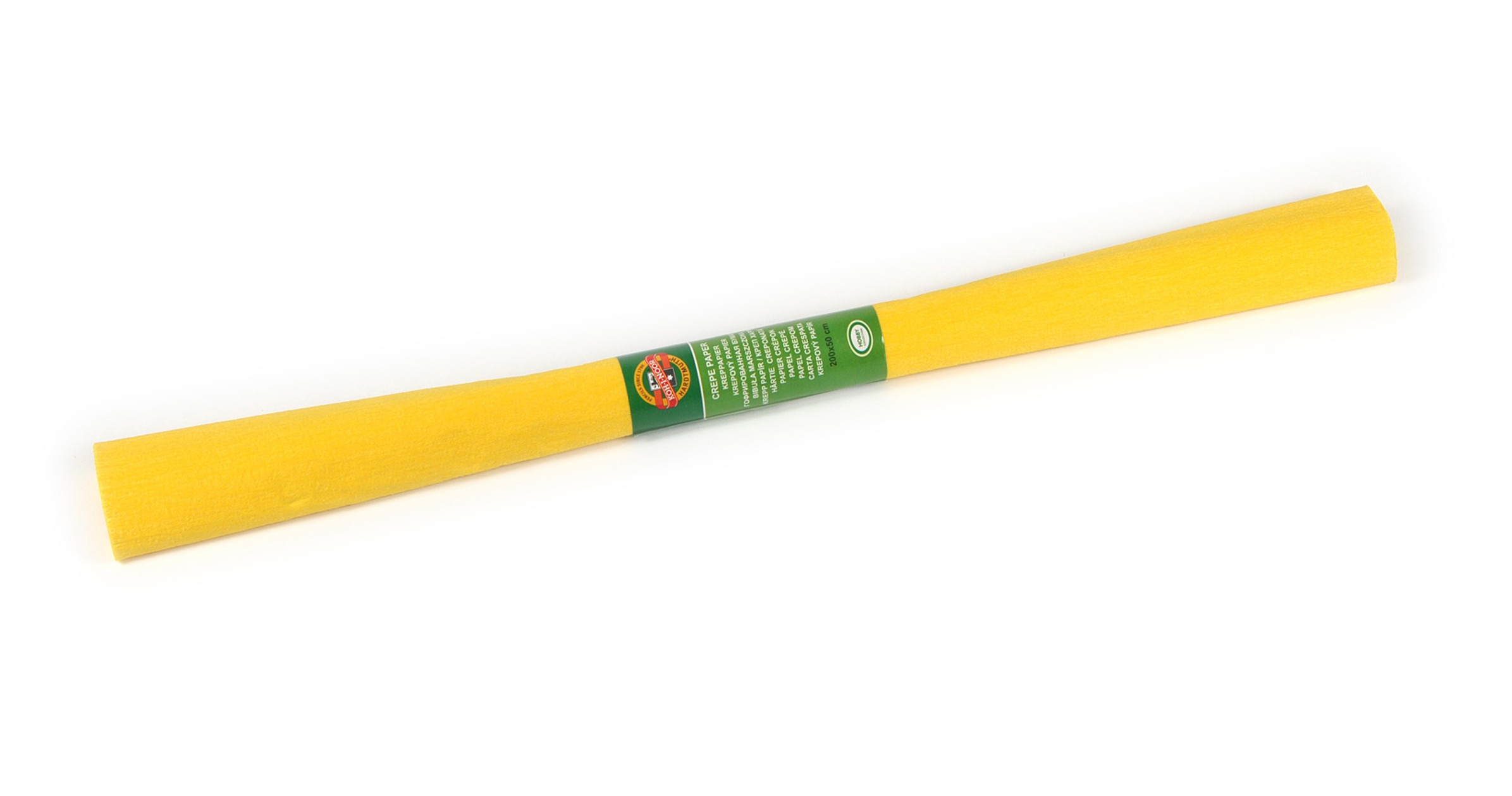 Krepp- Papier &quot;  Yellow Dark &quot;  50 cm x 200 cm