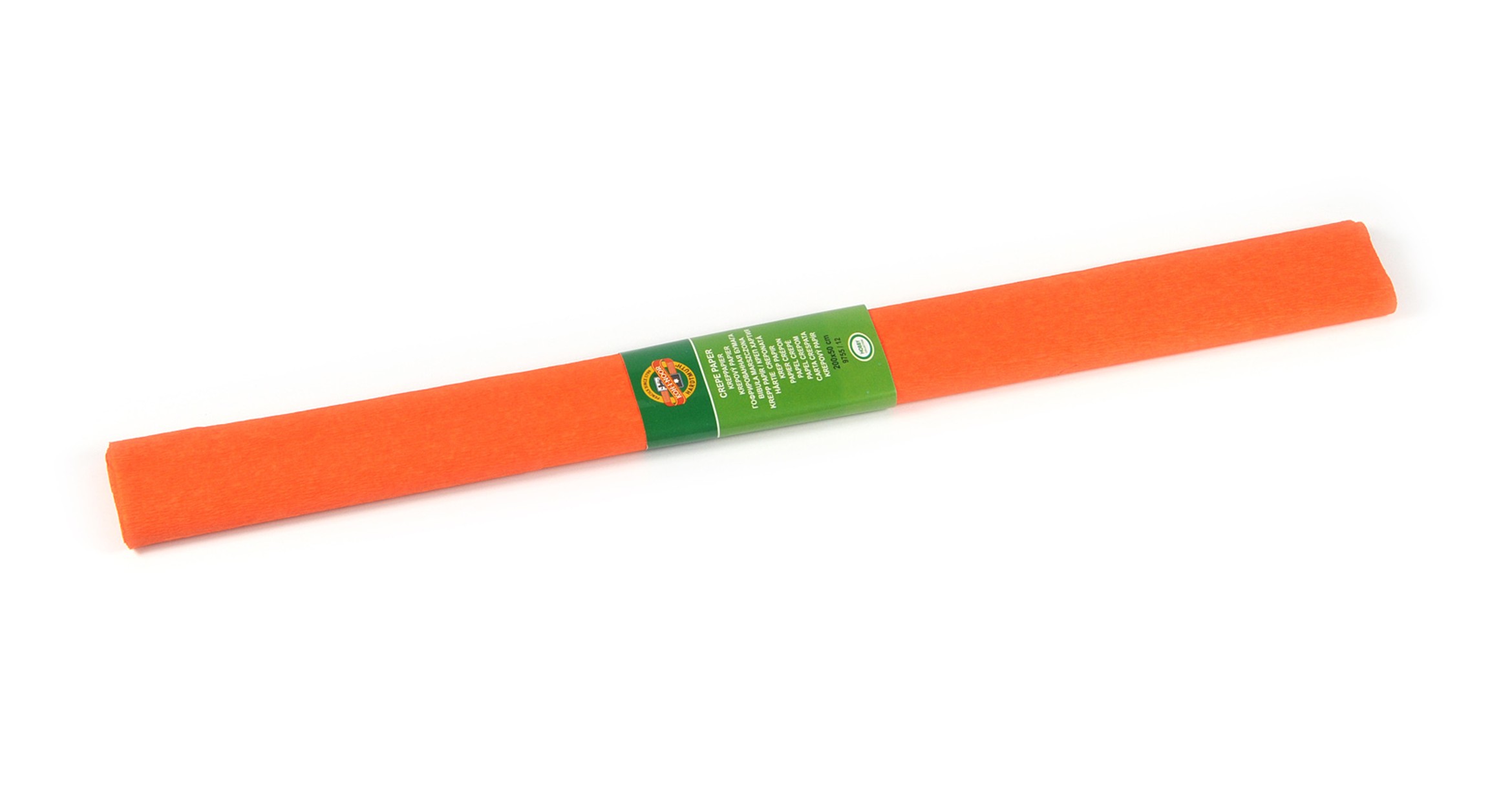Krepp- Papier &quot;  Orange Dark &quot;  50 cm x 200 cm