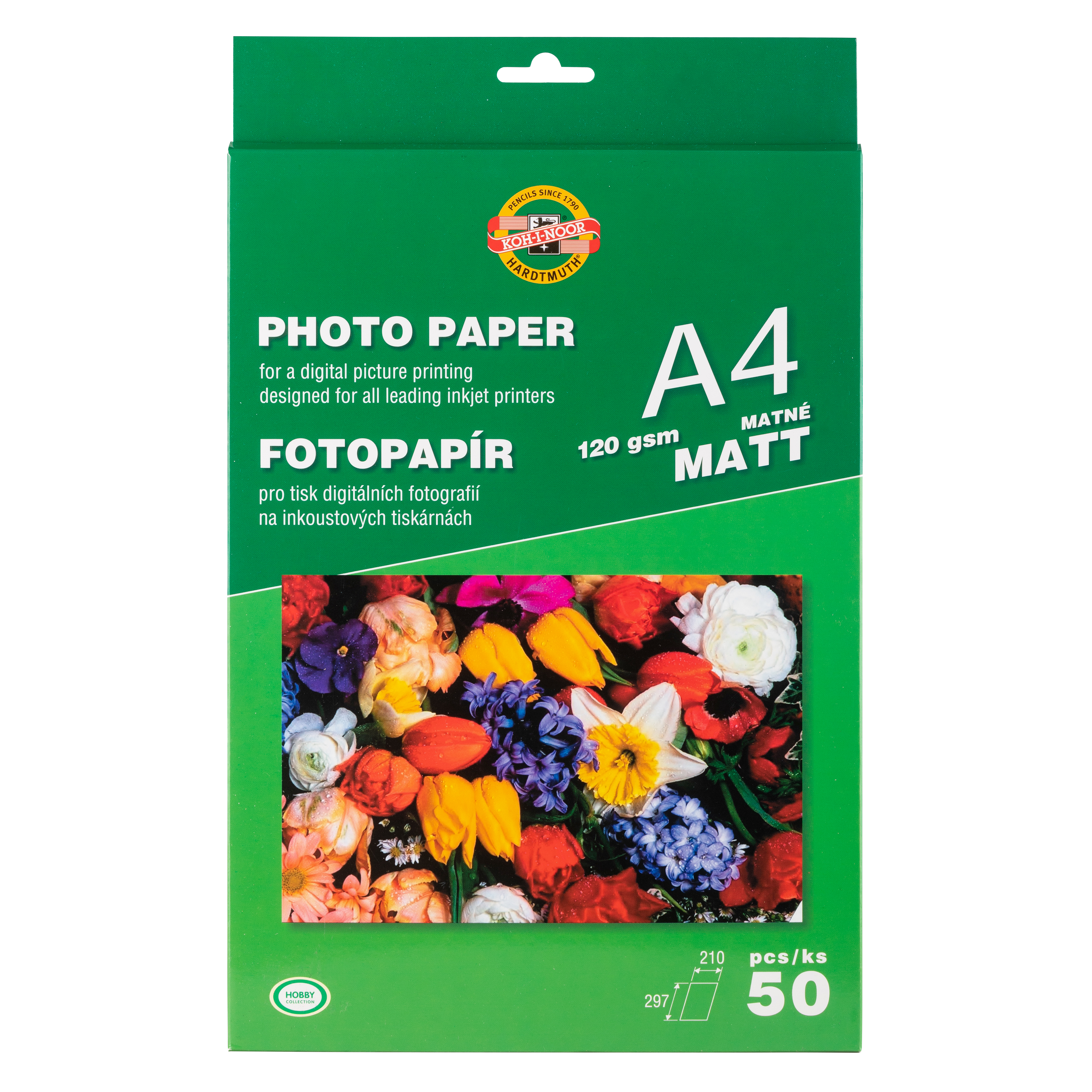 Fotopapier A4 -  weiss, matt -  50 Blatt  120 g/m&#178;