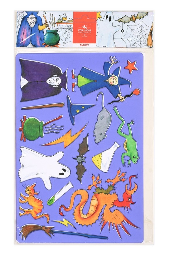 Schablone - Malschablone &quot; Magic  &quot; 18,5 cm x 26,5 cm