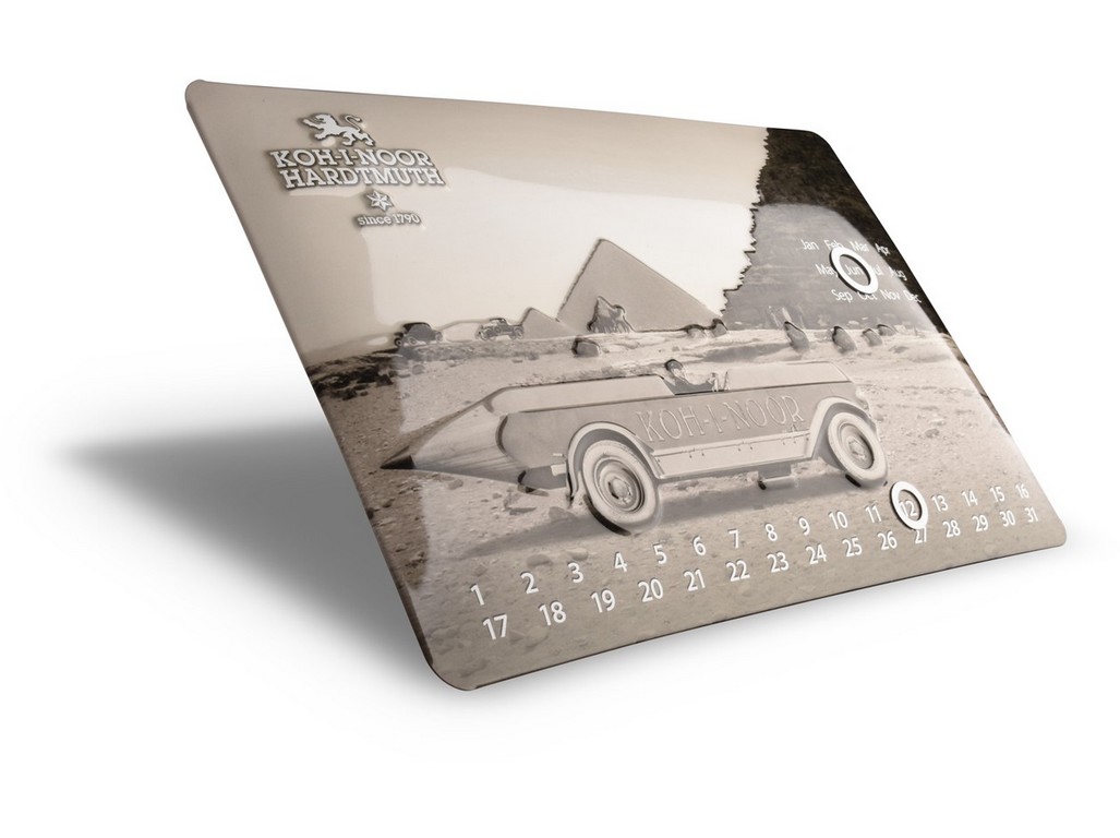Kalender Metall   &quot; KOH-I-NOOR Hardtmuth &quot;