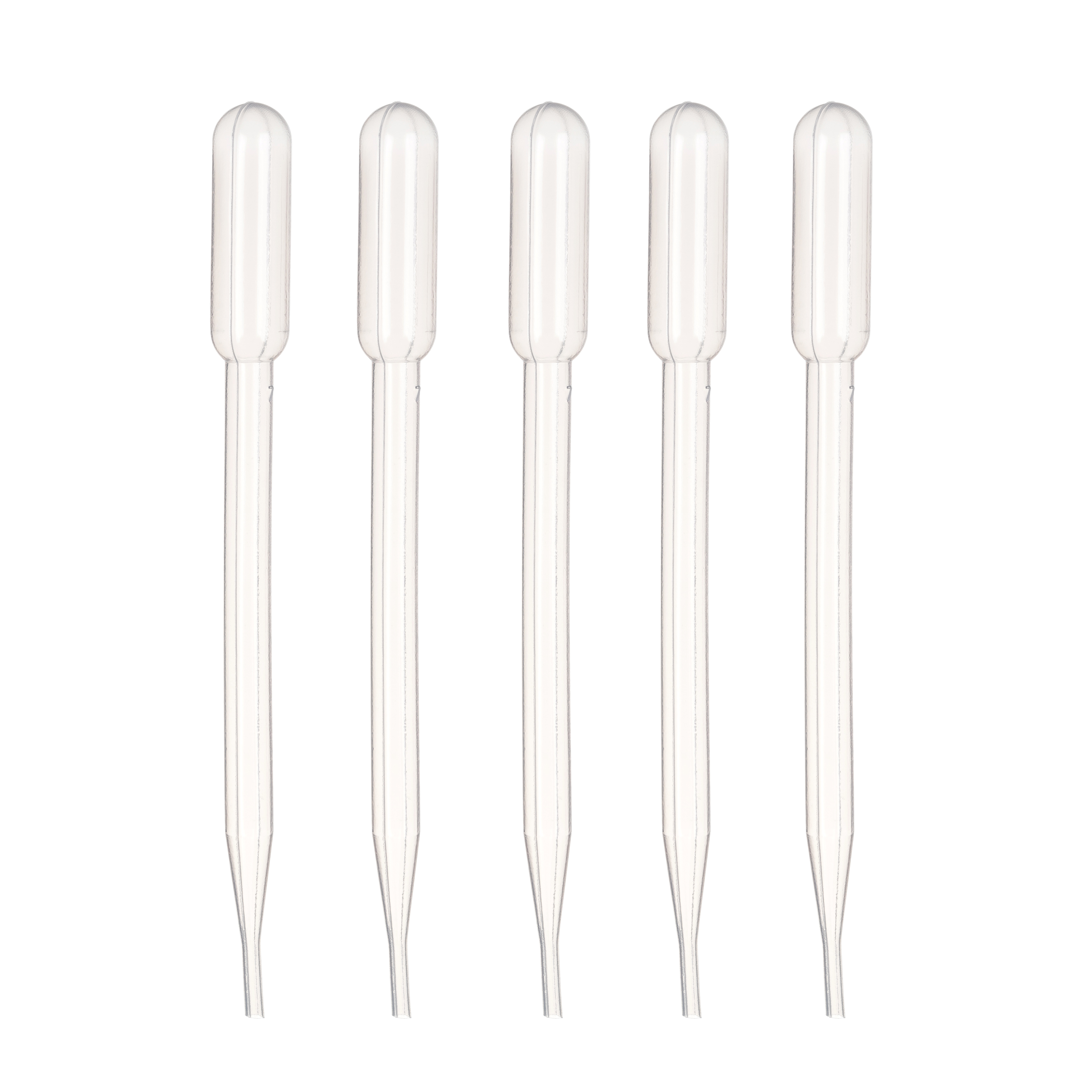 Pipetten 5er Pack / L&#228;nge 15 cm  , ohne Masseinteilung