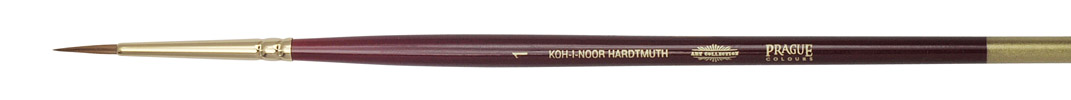 Pinsel  &quot; KOLINSKY &quot; K&#252;nstler - Rundpinsel  -  Gr&#246;sse 1 