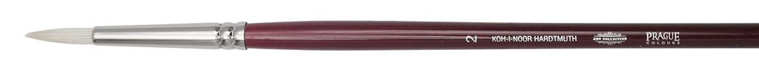 Pinsel  &quot; BRISTLE &quot;  K&#252;nstler - Borsten / Rundpinsel  -   Gr&#246;sse 2
