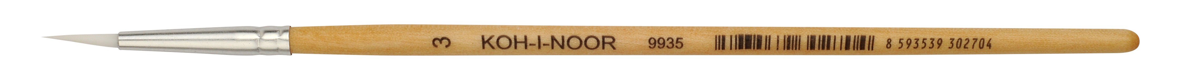 Pinsel  &quot; SYNTHETIC &quot;  Schul - Synthetikhaar / Rundpinsel  -   Gr&#246;sse  3  -