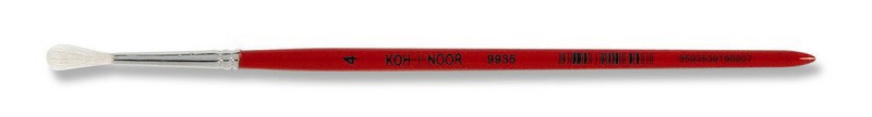 Pinsel  &quot; GOAT &quot;  Schul - Ziegenhaar / Rundpinsel  -   Gr&#246;sse 4  -