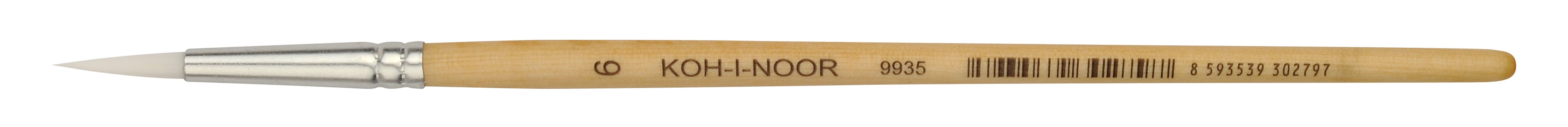 Pinsel  &quot; SYNTHETIC &quot;  Schul - Synthetikhaar / Rundpinsel  -   Groesse  6  