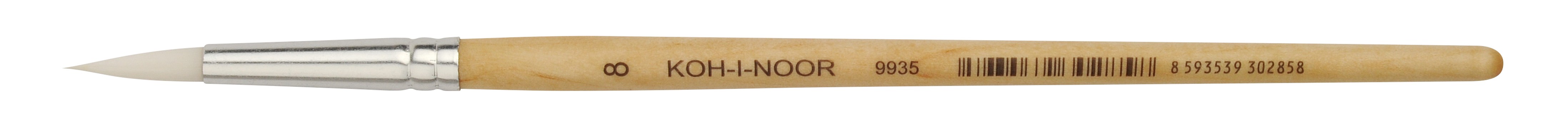 Pinsel  &quot; SYNTHETIC &quot;  Schul - Synthetikhaar / Rundpinsel  -   Gr&#246;sse  8  -